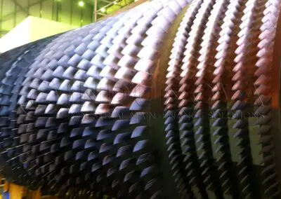 Limpieza criogénica en rotor de turbina de gas