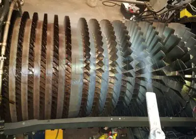Limpieza criogénica en turbina de gas GE