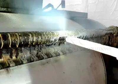Limpieza criogénica en maquianria industrial